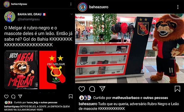 Bombou nas Redes Sociais - Esporte Clube Bahia