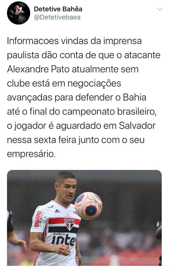 Bombou nas Redes Sociais - Esporte Clube Bahia