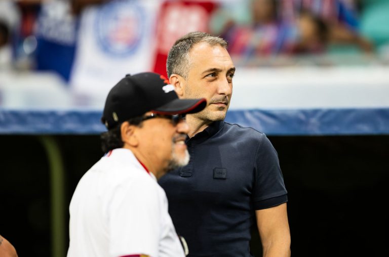 Cadu Santoro e raul aguirre, dirigentes do bahia