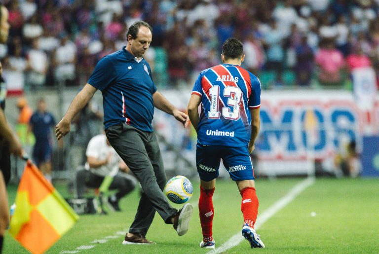Rogério Ceni em jogo do bahia