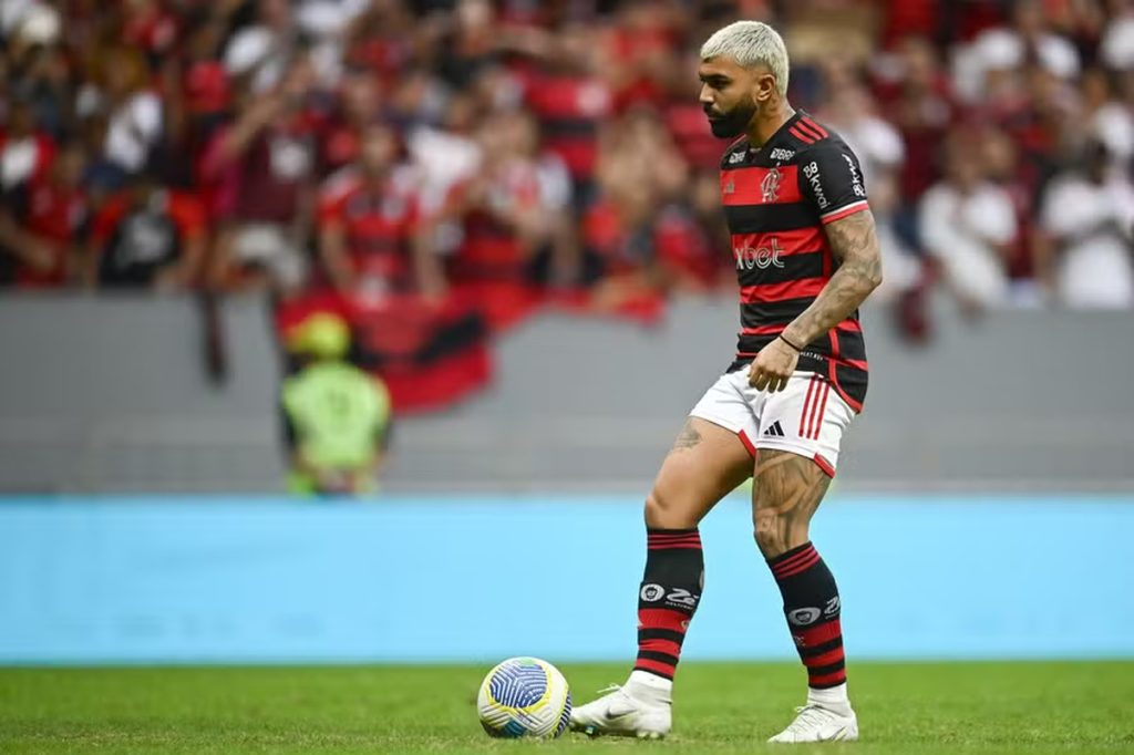 gabigol em jogo pelo flamengo