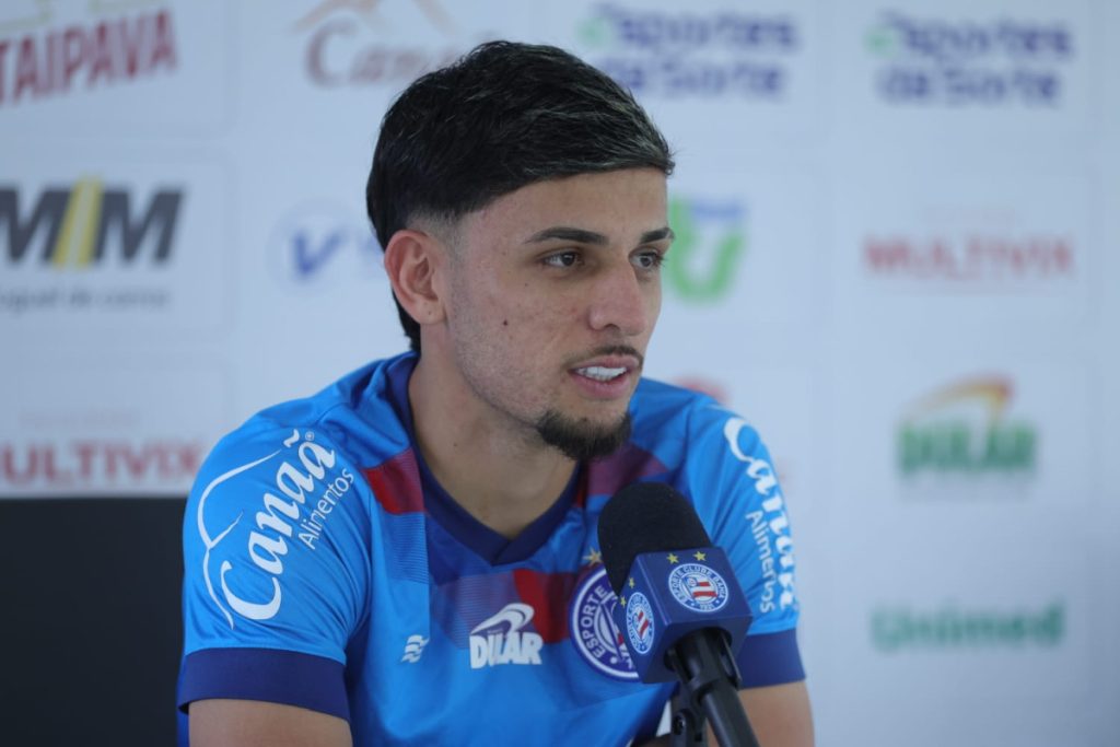 biel fala em entrevista coletiva no bahia