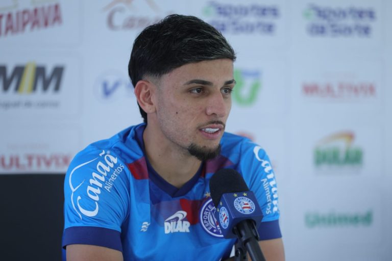 biel fala em entrevista coletiva no bahia