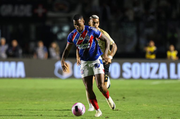 jean lucas em jogo do bahia x vasco
