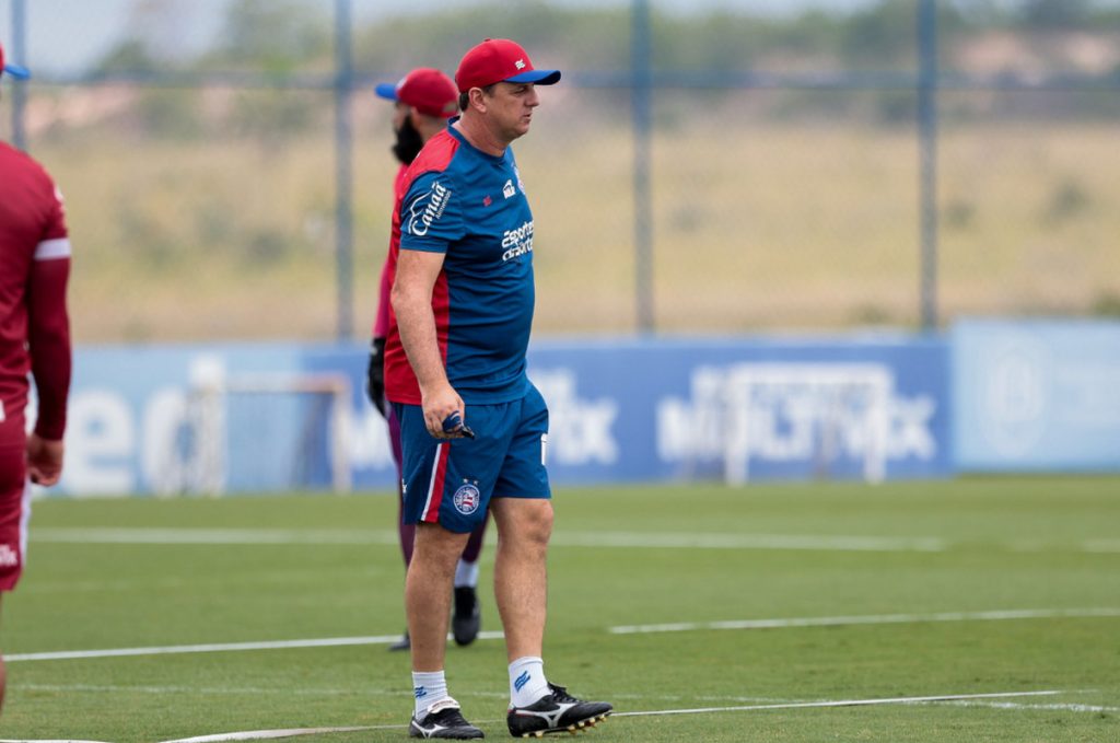 rogério ceni, técnico do bahia, durante treino