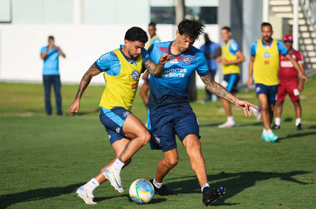 dia de treino no ct do bahia