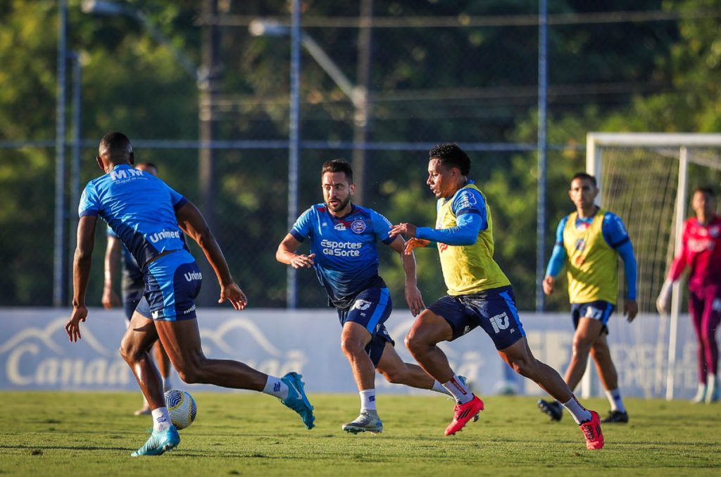 treino do bahia no ct