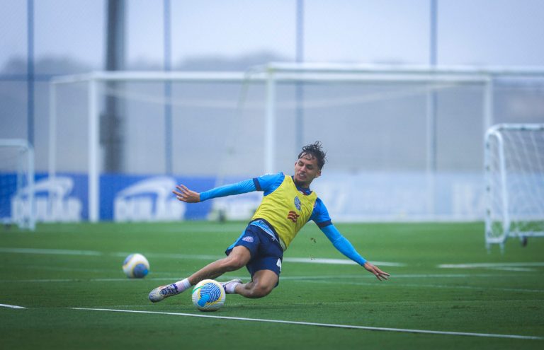 biel em treino do bahia