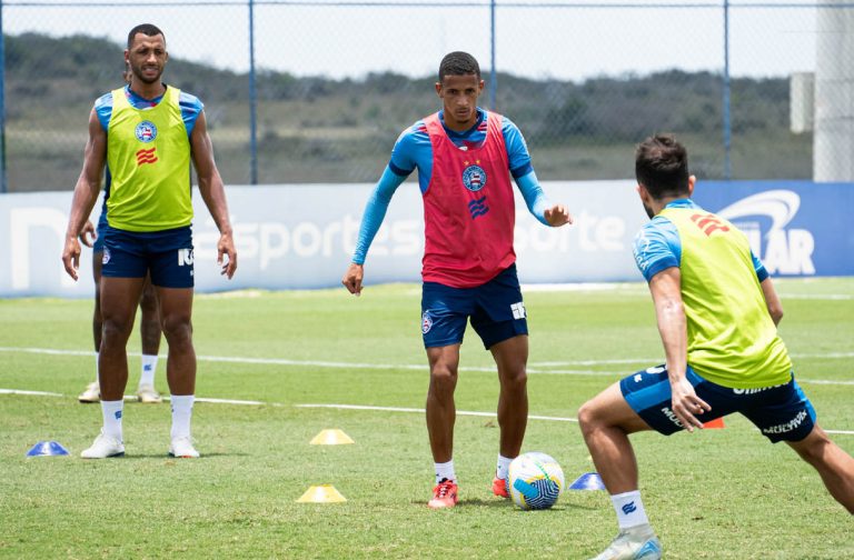 juba em treino do bahia