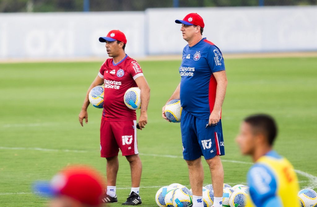 rogério ceni em treino do bahia