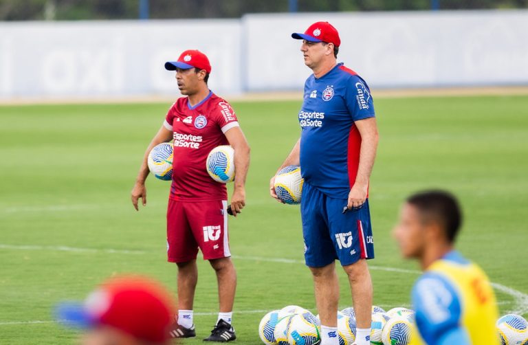 rogério ceni em treino do bahia