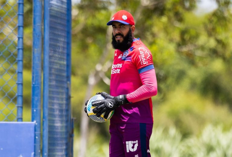 danilo fernandes em treino do bahia