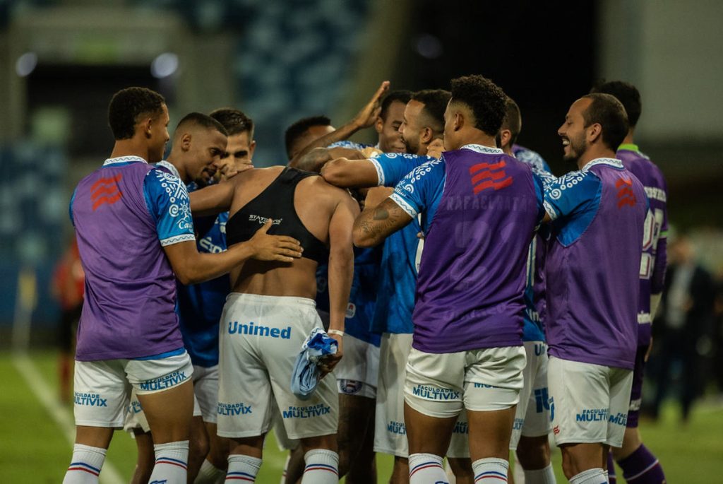 bahia comemora gol