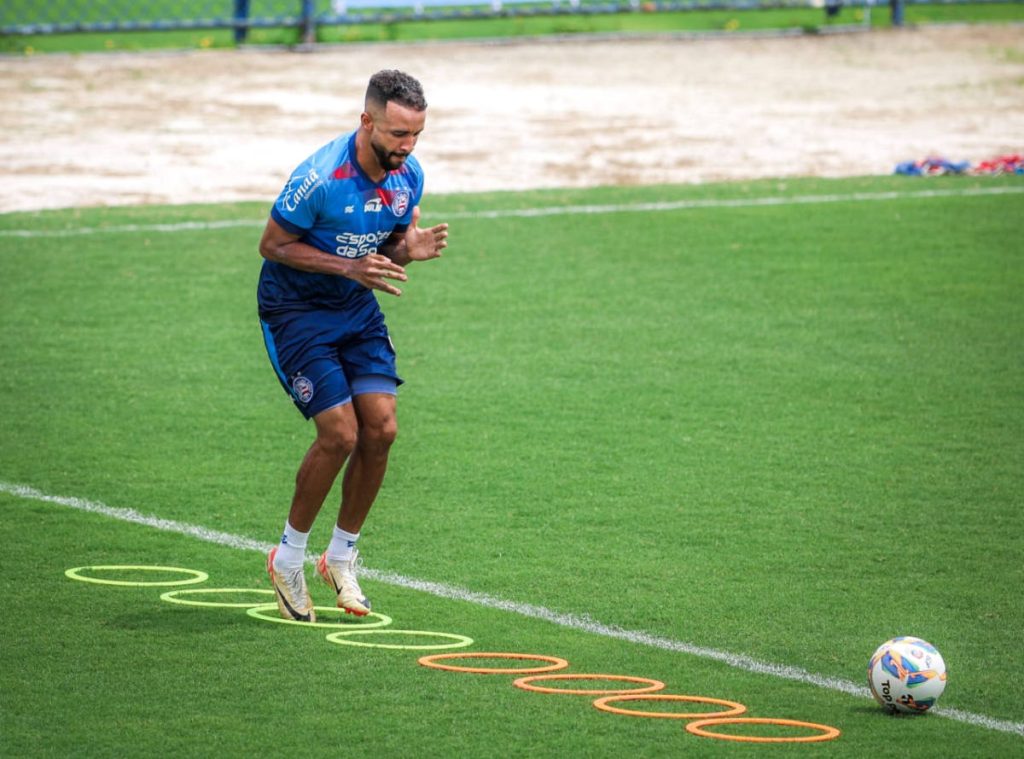 caio alexandre em treino do bahia
