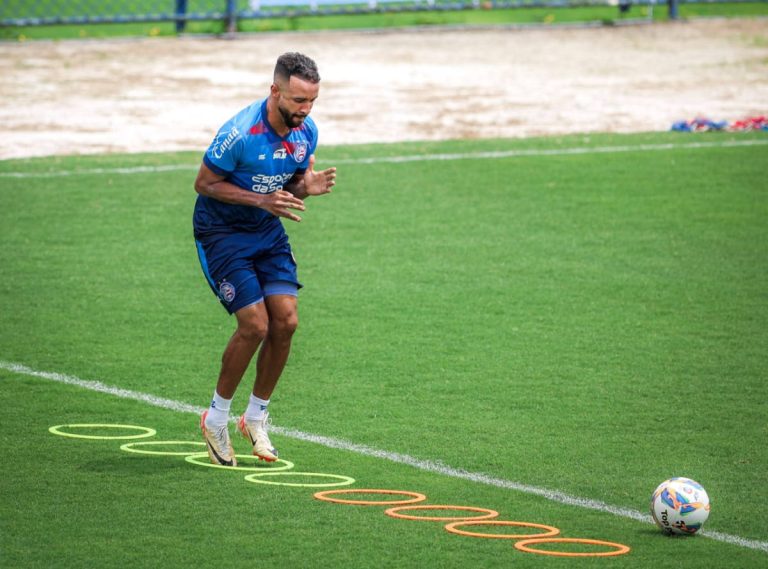 caio alexandre em treino do bahia