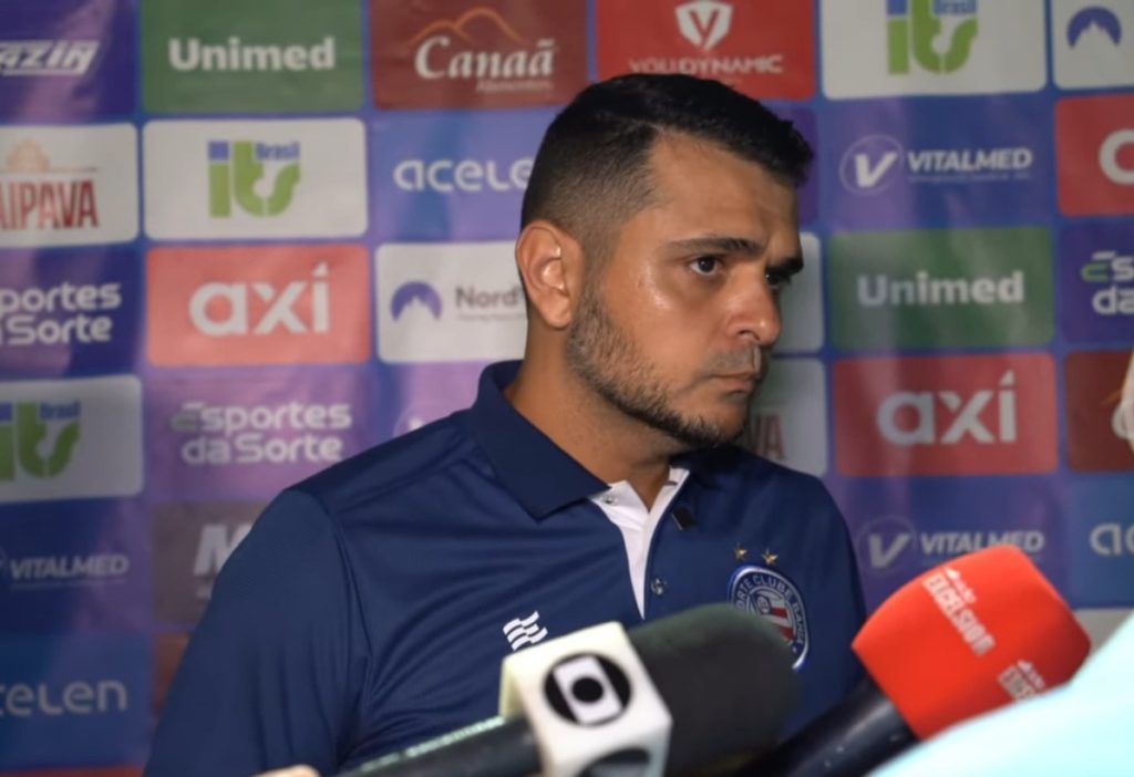 leonardo galbes, técnico do sub-20 do bahia, em entrevista