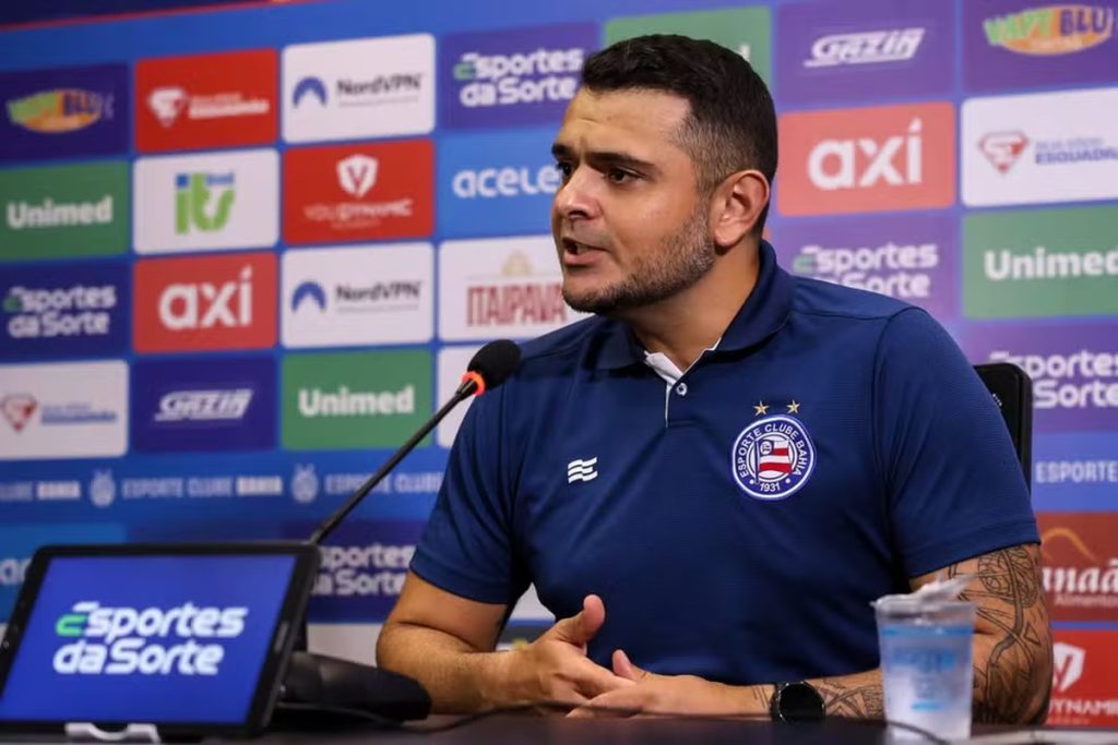 leonardo galbes, técnico do sub-20 do bahia, em entrevista