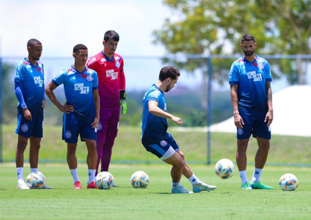 treino do bahia no ct