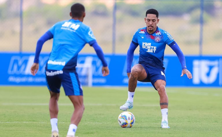 treino do bahia com gilberto