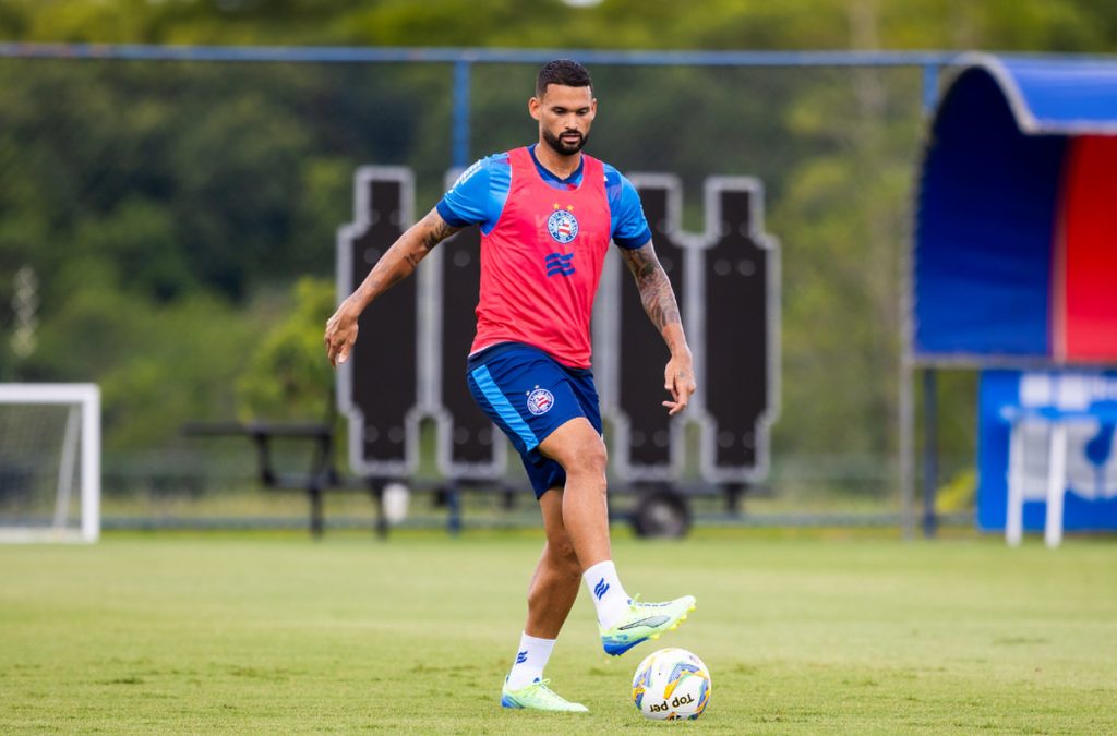 willian josé em treino do bahia