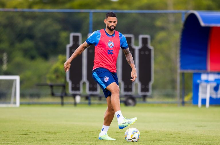 willian josé em treino do bahia