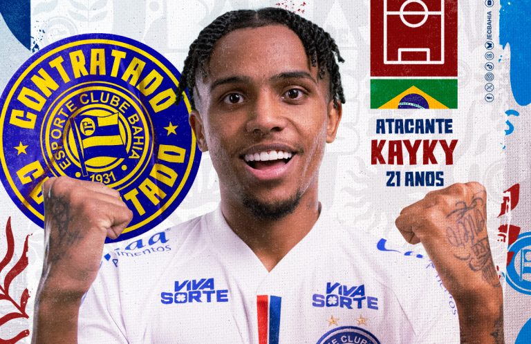 Kayky retorna ao Bahia por empréstimo