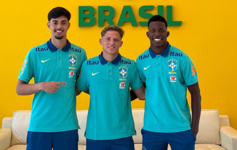 arthur jampa, dell e ruan pablo da base do bahia