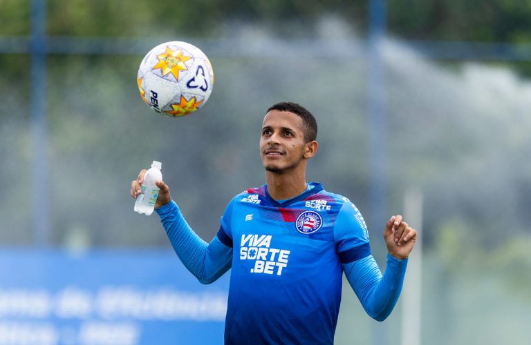 juba em treino do bahia