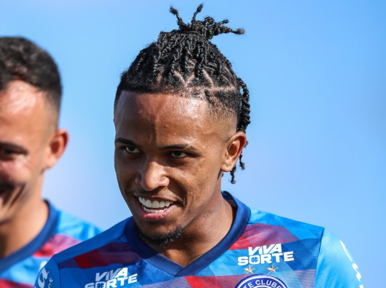 kayky em treino do bahia