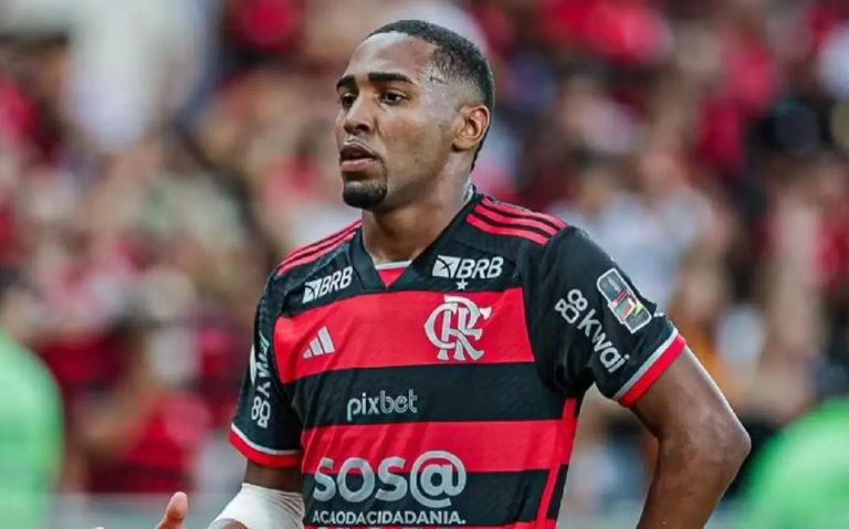 lorran, alvo do bahia, jogando no flamengo