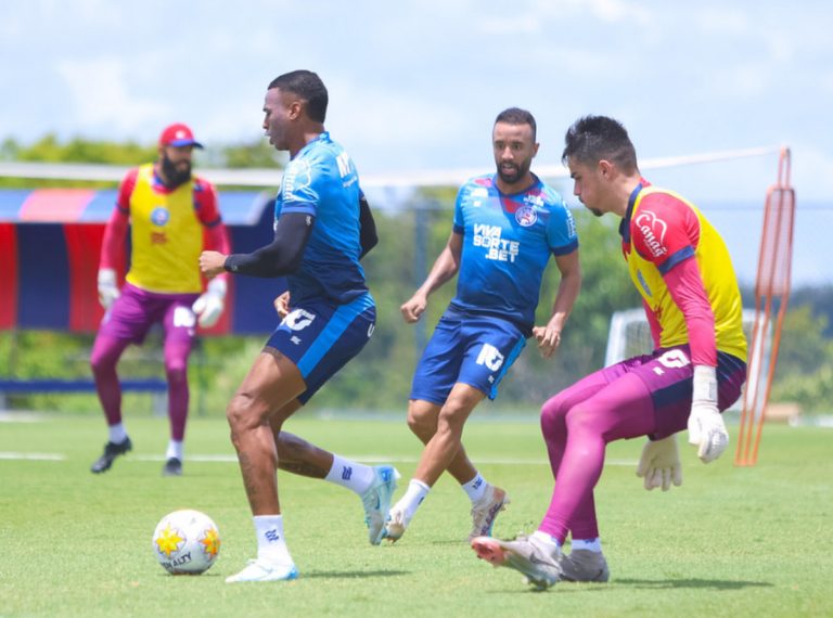 treino do bahia no ct