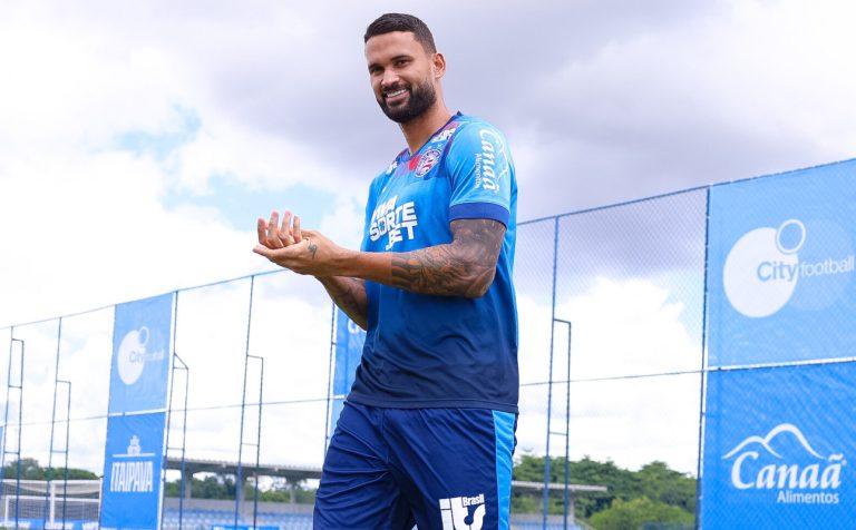 willian josé no treino do bahia