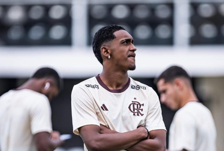 lucyan, jogador do bahia, no flamengo