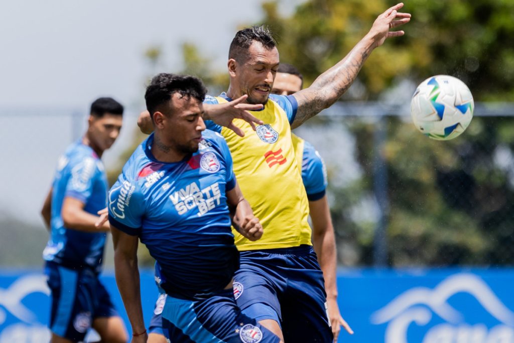 treino do bahia no ct