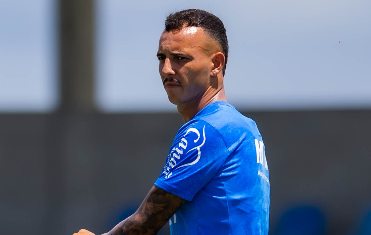 iago borduchi em treino do bahia