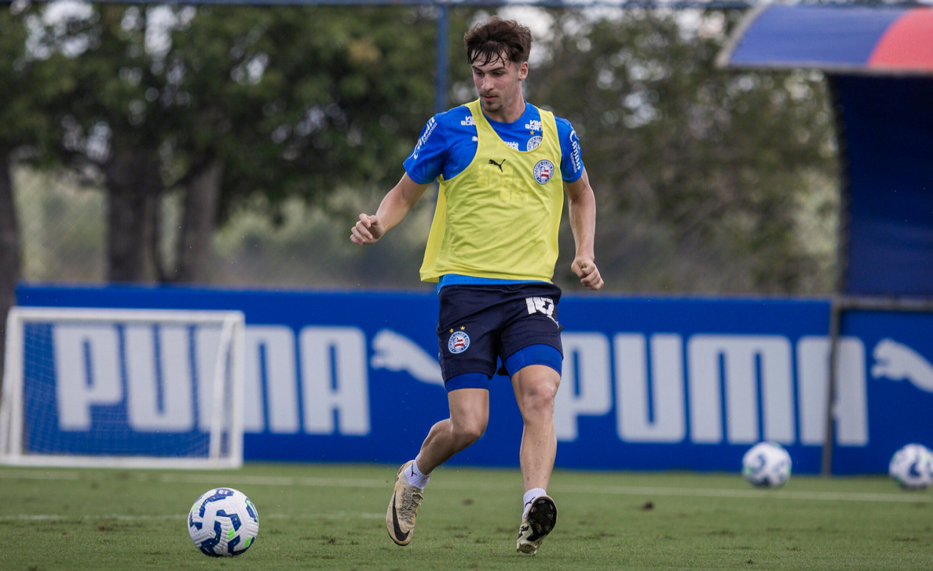 fredi em treino do bahia