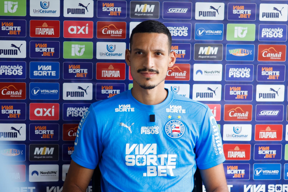 gabriel xavier em coletiva do bahia