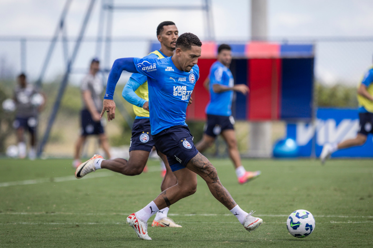 treino do bahia com gilberto