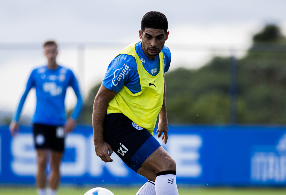Michel araújo em treino do bahia