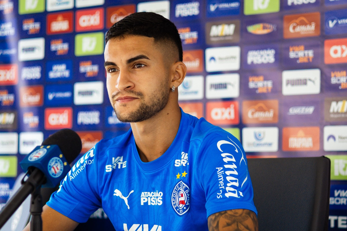 rodrigo nestor em coletiva no bahia
