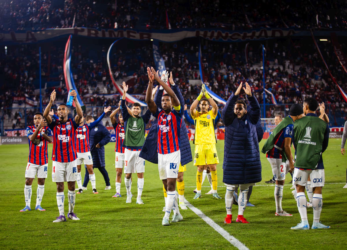 bahia comemora triunfo na libertadores