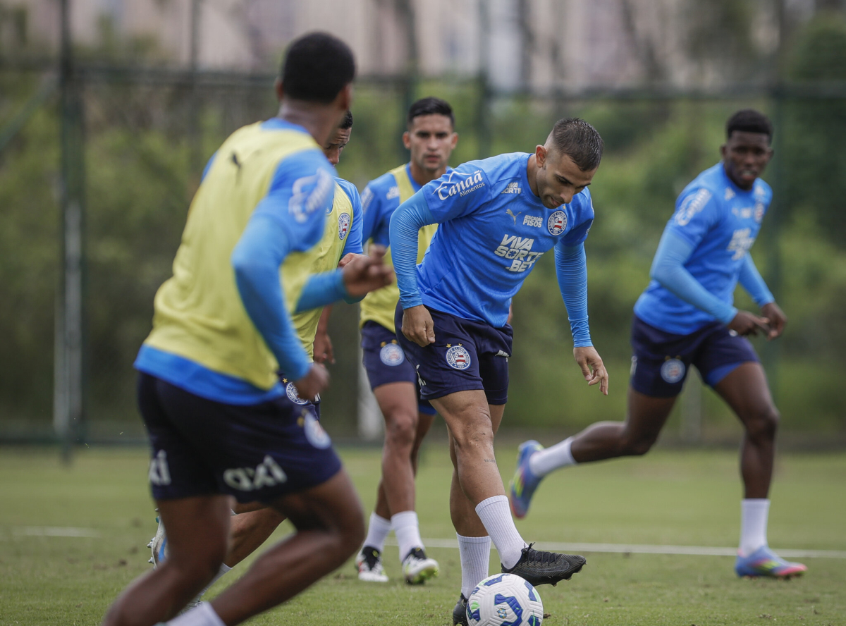 treino do bahia no ct do palmeiras