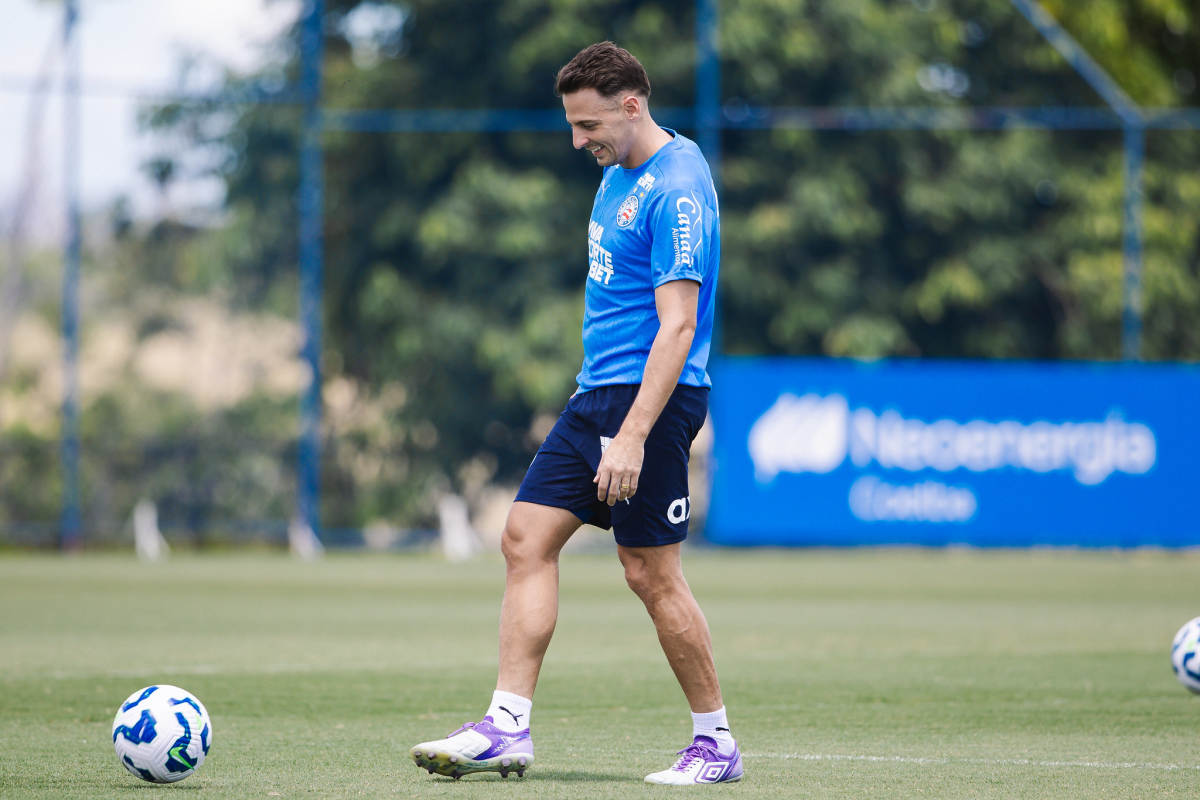 arias em treino do bahia