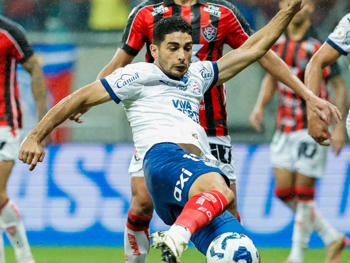 michel araujo em gol do bahia x vitória