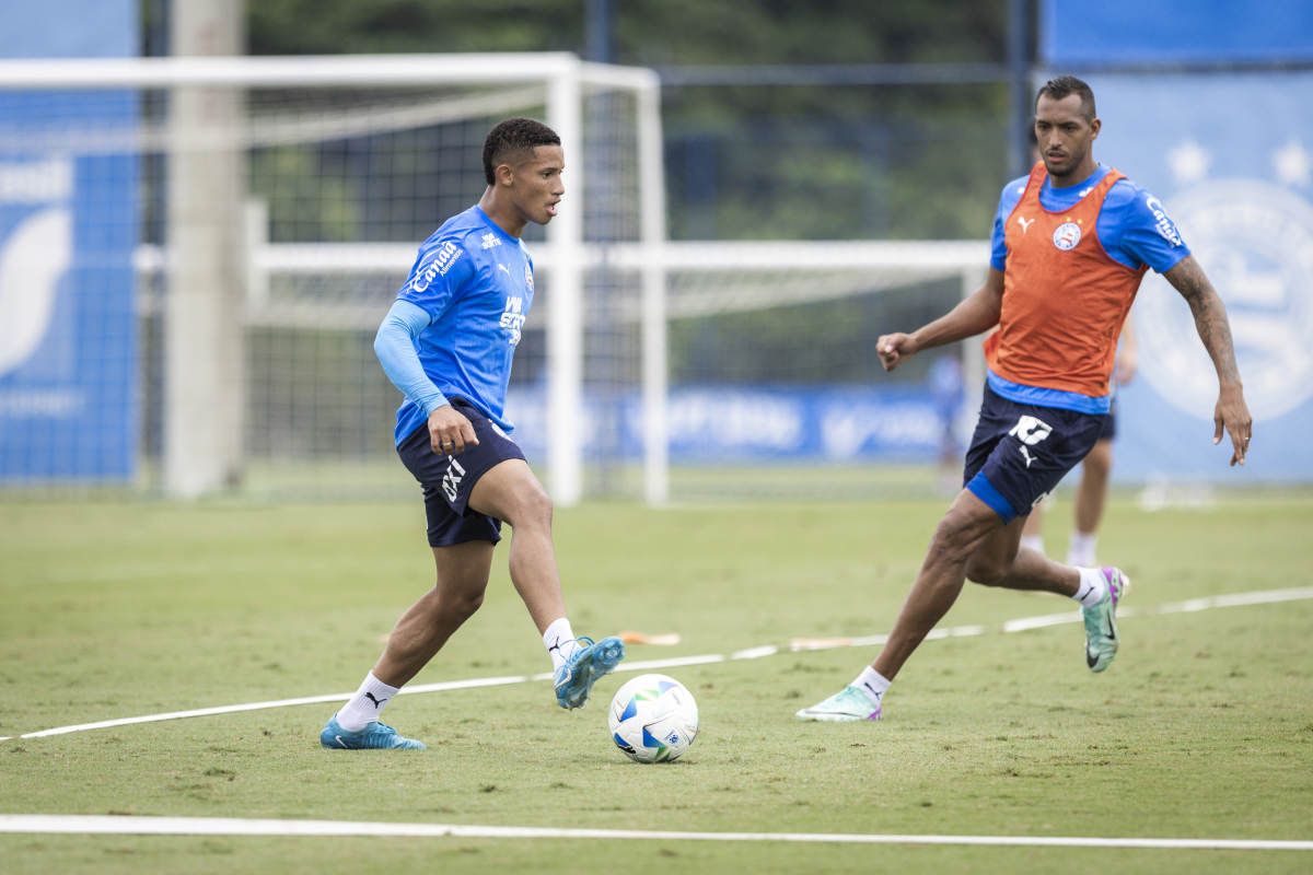 tiago em treino do bahia