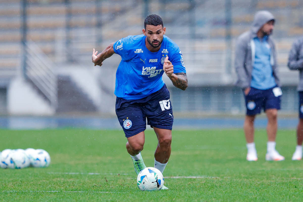 willian josé em treino do bahia