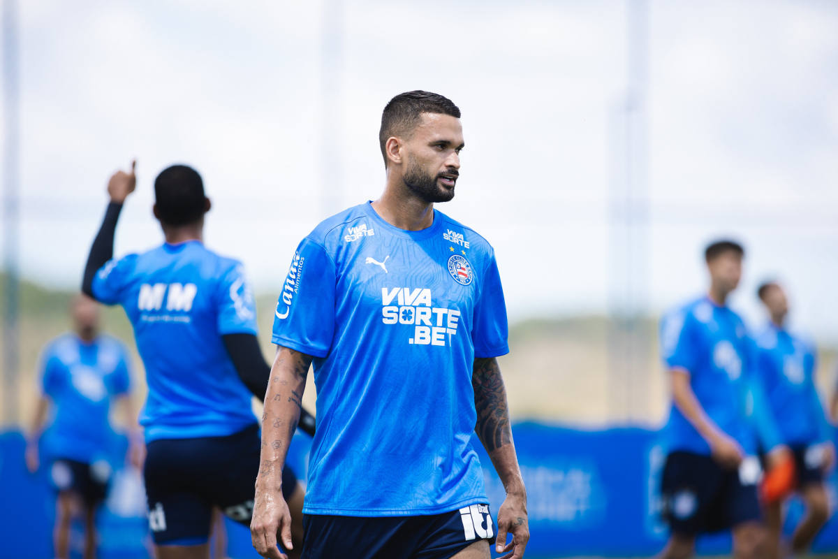 willian josé em treino do bahia