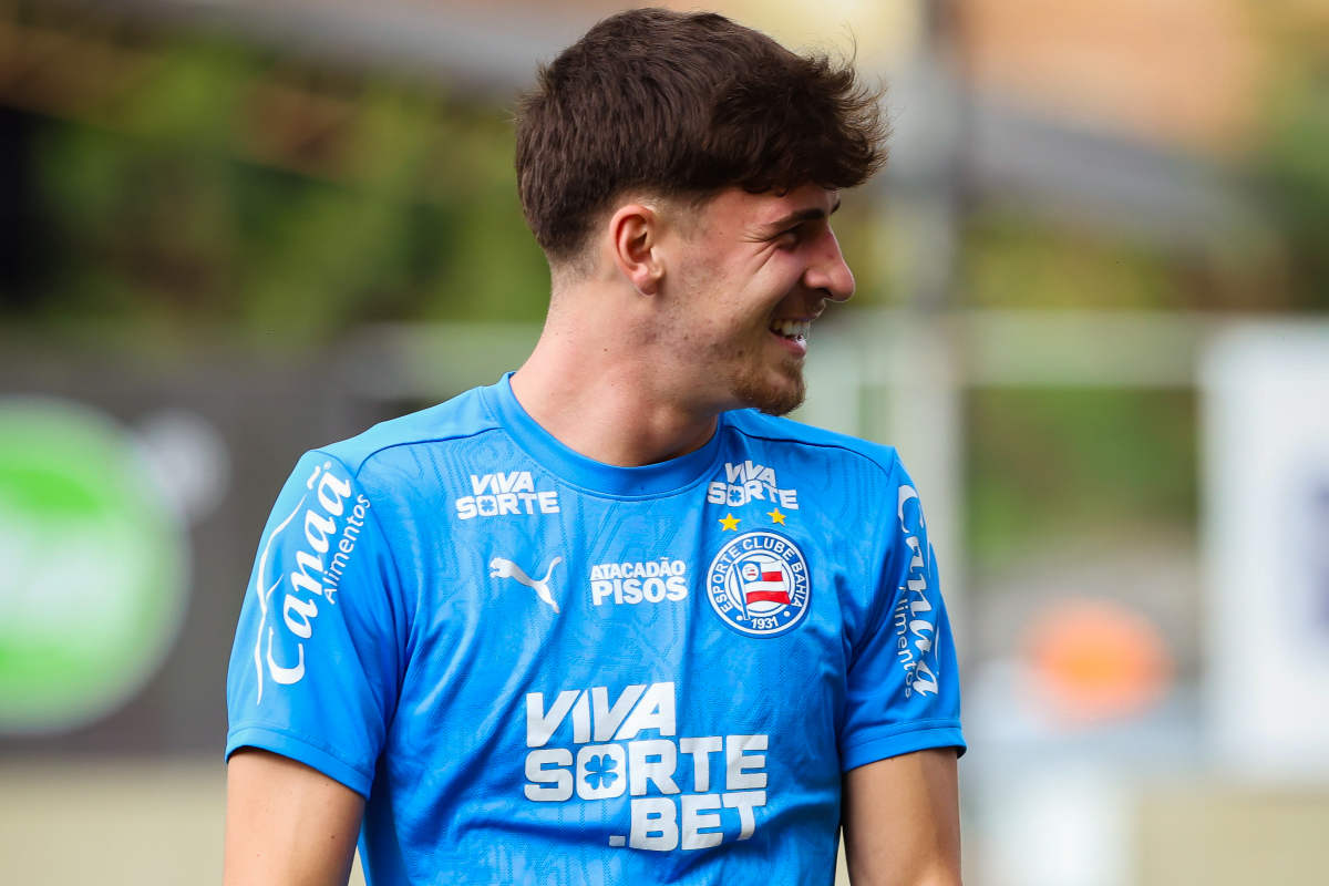 fredi em treino do bahia