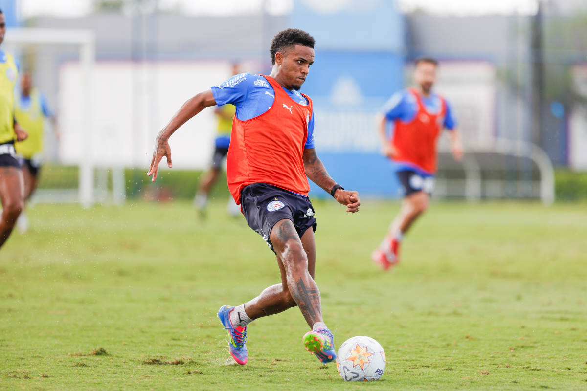 kayky em treino do bahia