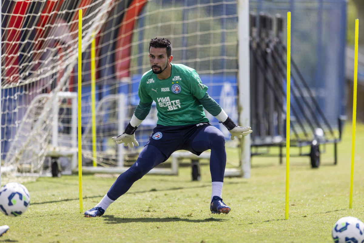 marcos felipe em treino do bahia